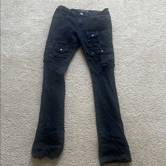 Black Cargo Pants - Picture 1 of 1